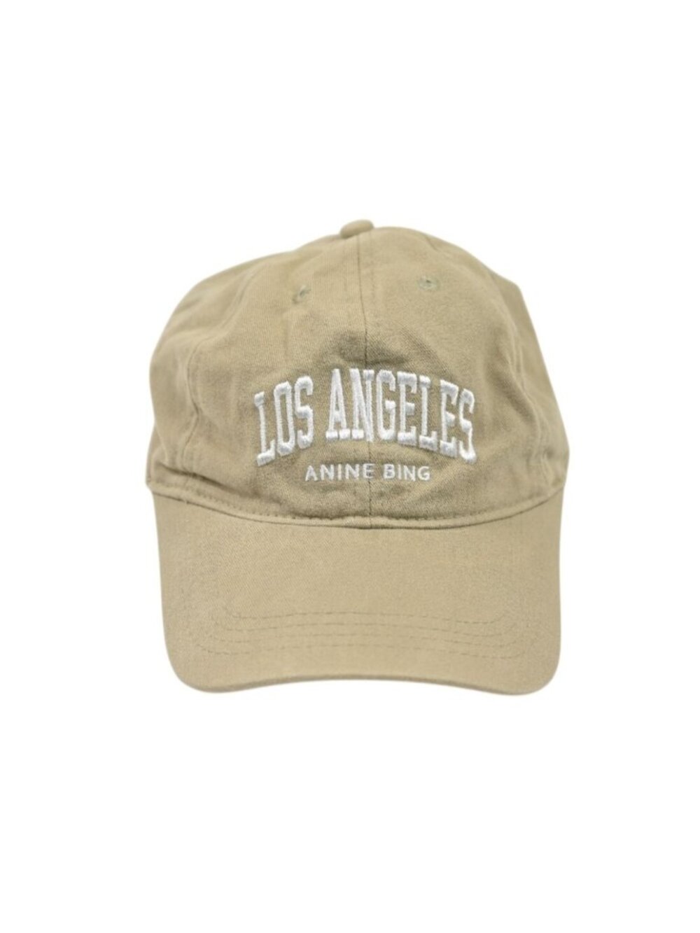 Anine Bing Jeremy Baseball Cap Los Angeles in Green Khaki